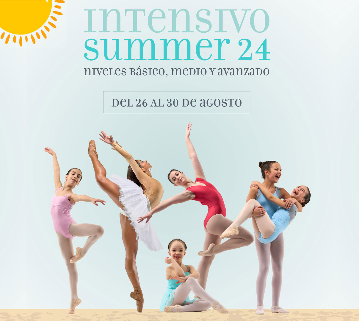Campamentos cursos de verano de danza en la Escuela Diana Casas Pamplona
